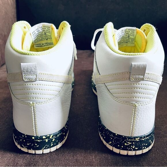 Nike Dunk High Rivalry Pack ‘East’ White Yellow Size 11 US 45 344648-112 2009 - Picture 5 of 13